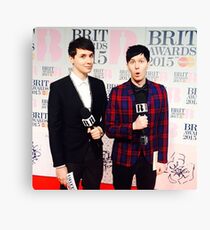 Dan and Phil - BRITS Canvas Print