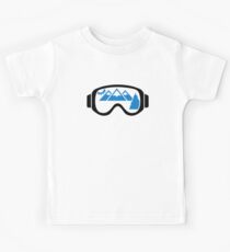 Skibrillen Berge Kinder T-Shirt