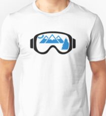 Ski goggles mountains Unisex T-Shirt