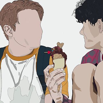 Artwork thumbnail, Nick and Charlie with ice cream  by prettyodd04