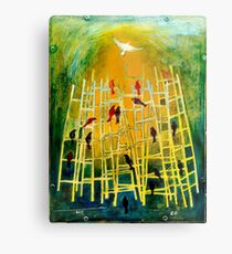 Let Go and Let God Metal Print