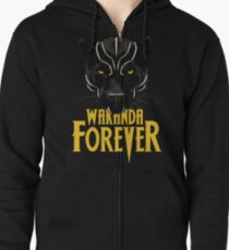 Wakanda Forever Zipped Hoodie