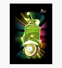 Vespa Verde Photographic Print
