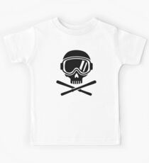 Skull crossed ski Kids Tee