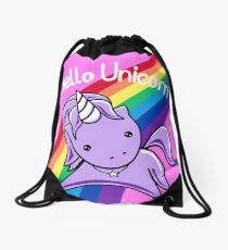Hello Unicorn (Clean) Most Accurate Altered Carbon Drawstring Bag