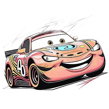 Here's a drawing i've made of Lightning McQueen from Cars as a human,i've  made other Cars characters as humans but i'll post it some other time :  r/Pixar
