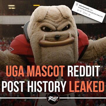 "UGA Mascot Reddit Post Leak" Sticker for Sale by GTAffirmations