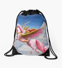 She-Ra and Swiftwind soaring in the clouds! Drawstring Bag