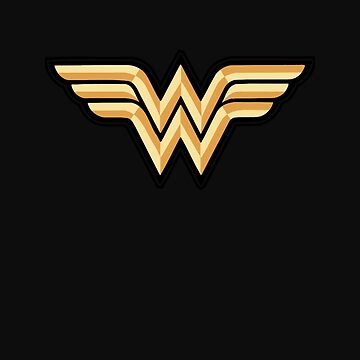 DC Comics Wonder Woman Logo Sticker for Sale Redbubble | Original\