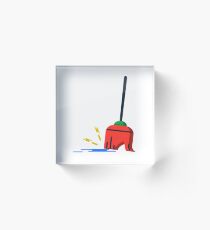 Broom Acrylic Block