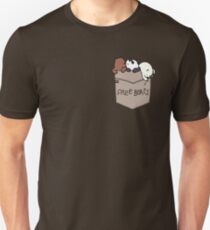 We Bare Bears Pouchie Shirt Slim Fit T-Shirt