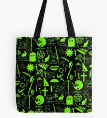 Buffy Symbology, Green Tote Bag