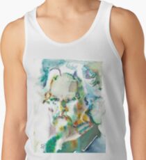 MARK TWAIN - watercolor portrait.4 Tank Top