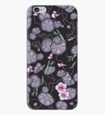 Black Indian cress garden. iPhone Case