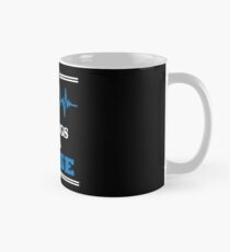 My heart belongs to a nurse Classic Mug
