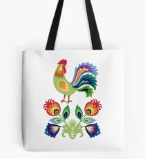 Polish Folk Rooster Tote Bag