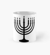 Menorah, sacred, candelabrum, seven branches, Temple, Jerusalem, Bezalel Mug