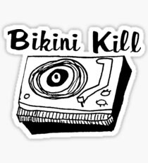 Bikini Kill Riot Grrrl Sticker