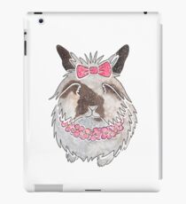 Watercolour Lionhead rabbit iPad Case/Skin