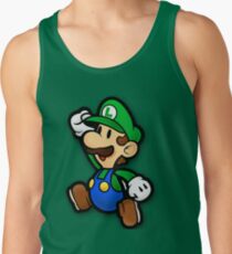Custom Paper Mario Luigi Shirt Tank Top