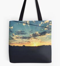 Sunbeams Scenery Tote Bag