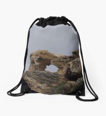 A Hole In The Rocks Drawstring Bag