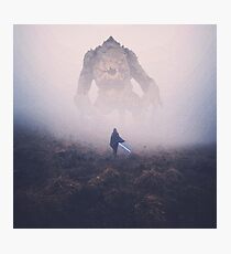 Jedi vs Rancor Photographic Print