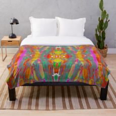 Dream Shade Sugarcane Pattern Throw Blanket
