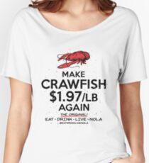 MAKE CRAWFISH $1.97/lb AGAIN on White Women's Relaxed Fit T-Shirt