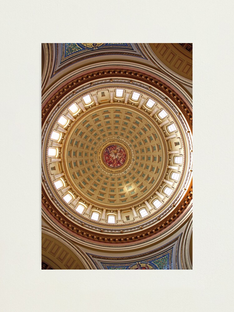 Alternate view of Wisconsin Capitol Rotunda - I Photographic Print