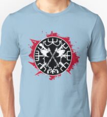 Blutiger Kompass Vegvisir Unisex T-Shirt