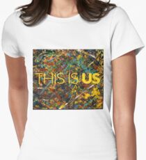 This is Us Painting Women's Fitted T-Shirt
