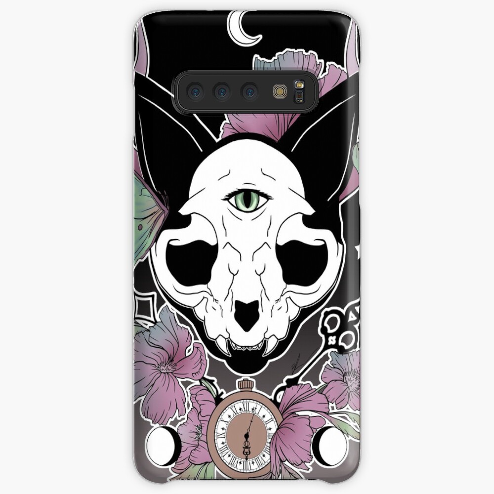 Twilight -- Skull Cat Case & Skin for Samsung Galaxy