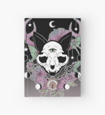 Cuaderno de tapa dura Crepúsculo - gato del cráneo