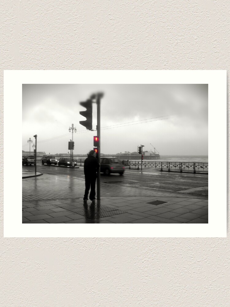 Alternate view of Storm Warning on Brighton Beach Art Print