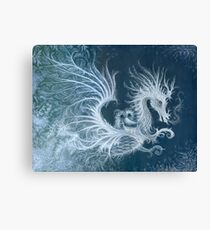 Frost Dragon Canvas Print