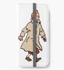 Tintin walking iPhone Wallet/Case/Skin