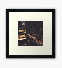 Chicago City Lights Framed Print