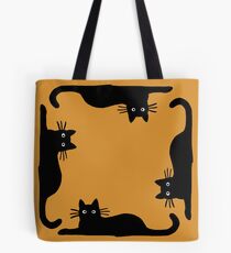 Black Cat Tote Bag