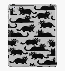 Schwarze Katze iPad-Hülle & Klebefolie