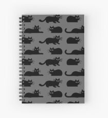 Black Cat Spiral Notebook