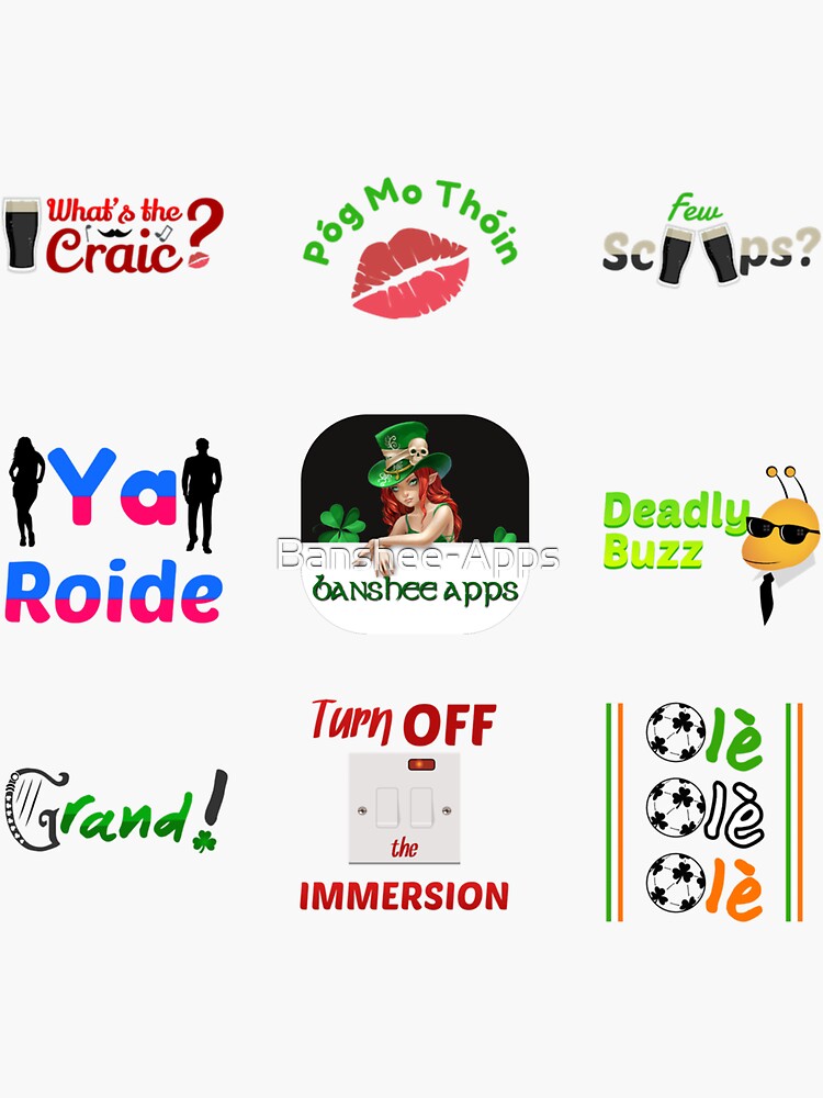 Irishmoji Magic Sticker Pack 4 by Banshee-Apps