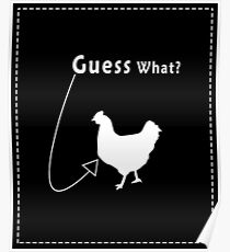 Póster ¿Adivina qué? Pollo a tope