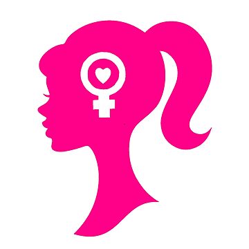 Empowered Barbie Silhouette - Feminist Symbol Poster for Sale by  SubtextCreation