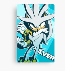 Silver The Hedgehog Canvas Print