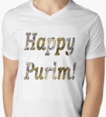 Happy Purim! Men's V-Neck T-Shirt