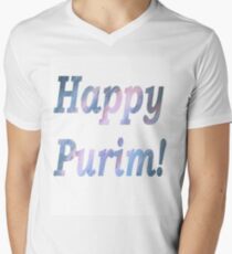 Happy Purim! Men's V-Neck T-Shirt