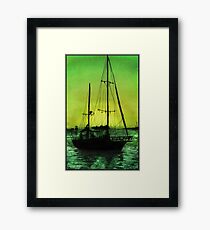 Sunrise Sailing Print Framed Print