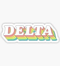 rainbow 3D 1.0 - delta Sticker