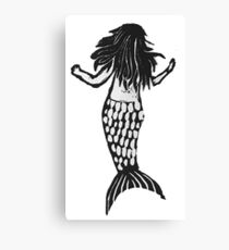 Mermaid Print Canvas Print